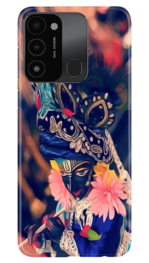 Lord Krishna Mobile Back Case for Tecno Spark 8C (Design - 16) Lord Krishna Case for Tecno Spark 8C
