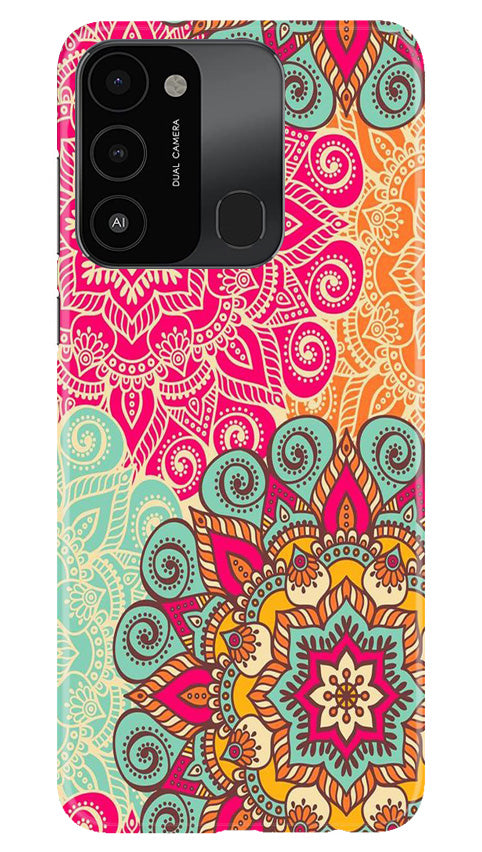 Rangoli art2 Mobile Back Case for Tecno Spark 8C (Design - 29) Rangoli art2 Case for Tecno Spark 8C