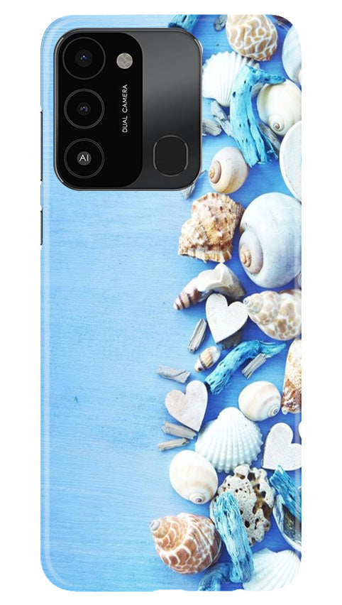 Sea Shells2 Mobile Back Case for Tecno Spark 8C (Design - 64) Sea Shells2 Case for Tecno Spark 8C