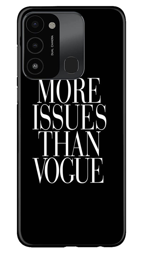 More Issues than Vague Mobile Back Case for Tecno Spark 8C (Design - 74) More Issues than Vague Case for Tecno Spark 8C