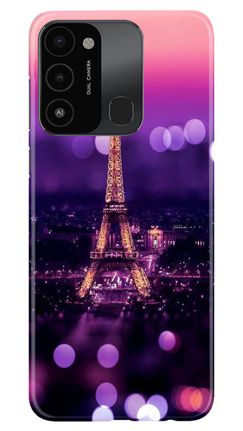 Eiffel Tower Mobile Back Case for Tecno Spark 8C (Design - 86) Eiffel Tower Case for Tecno Spark 8C