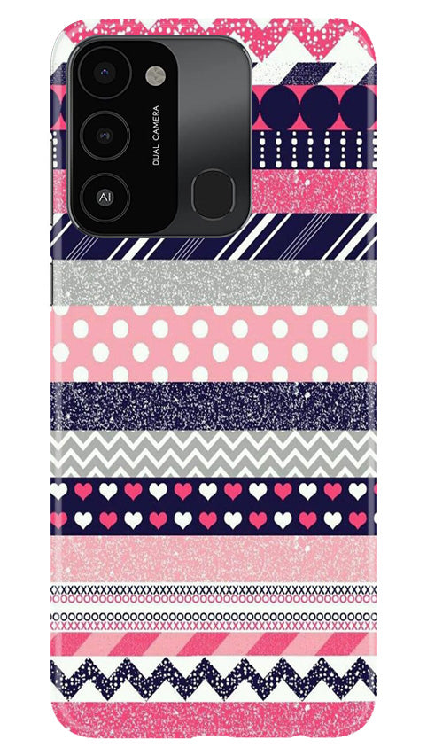 Pattern3 Mobile Back Case for Tecno Spark 8C (Design - 90) Pattern3 Case for Tecno Spark 8C