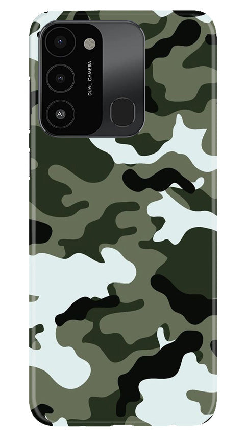 Army Camouflage Mobile Back Case for Tecno Spark 8C (Design - 108) Army Camouflage Case for Tecno Spark 8C (Design - 108)