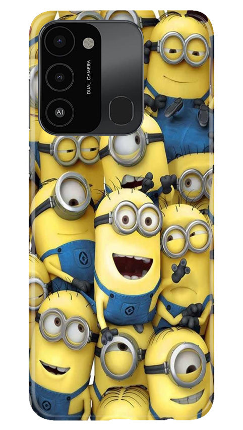 Minions Mobile Back Case for Tecno Spark 8C (Design - 127) Minions Case for Tecno Spark 8C (Design - 127)
