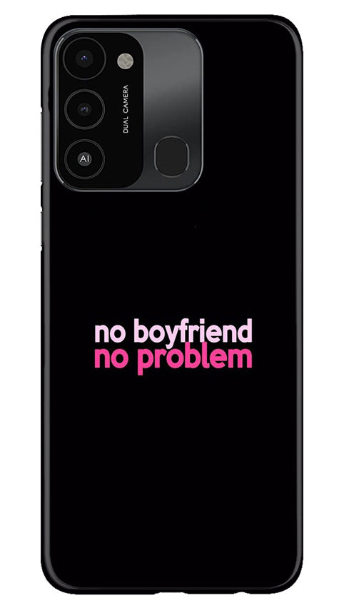 No Boyfriend No problem Mobile Back Case for Tecno Spark 8C (Design - 138) No Boyfriend No problem Case for Tecno Spark 8C (Design - 138)
