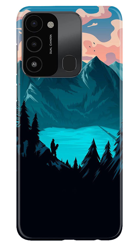 Mountains Mobile Back Case for Tecno Spark 8C (Design - 155) Mountains Case for Tecno Spark 8C (Design - 155)