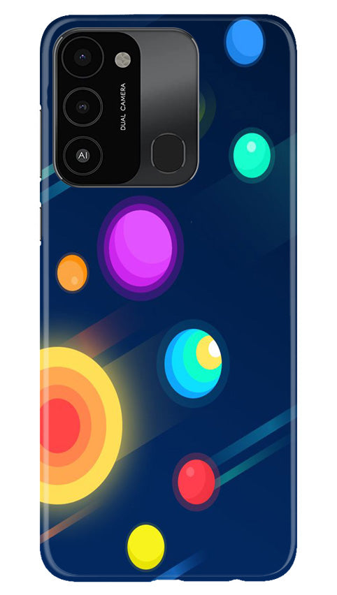 Solar Planet Mobile Back Case for Tecno Spark 8C (Design - 166) Solar Planet Case for Tecno Spark 8C (Design - 166)