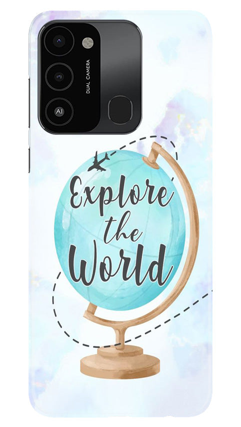Explore the World Mobile Back Case for Tecno Spark 8C (Design - 176) Explore the World Case for Tecno Spark 8C (Design No. 176)