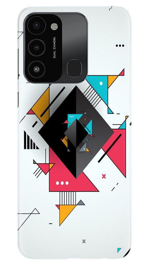 Diffrent Four Color Pattern Mobile Back Case for Tecno Spark 8C (Design - 244) Diffrent Four Color Pattern Case for Tecno Spark 8C (Design No. 244)