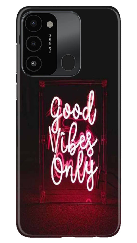 Good Vibes Only Mobile Back Case for Tecno Spark 8C (Design - 314) Good Vibes Only Mobile Back Case for Tecno Spark 8C (Design - 314)