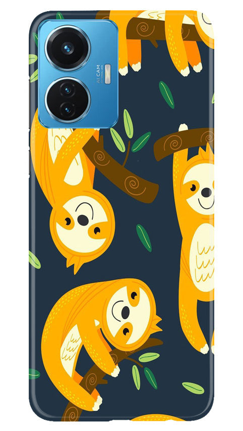 Racoon Pattern Mobile Back Case for Vivo T1 44W (Design - 2) Racoon Pattern Case for Vivo T1 44W