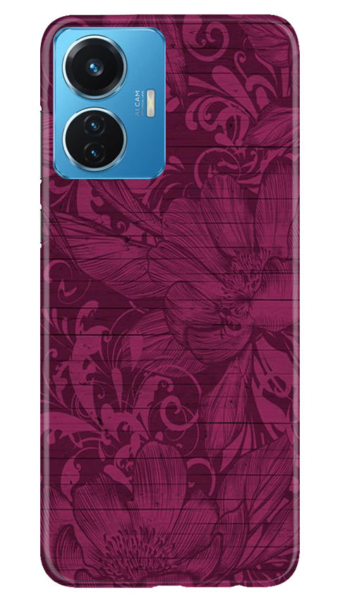 Purple Backround Mobile Back Case for Vivo T1 44W (Design - 22) Purple Backround Case for Vivo T1 44W