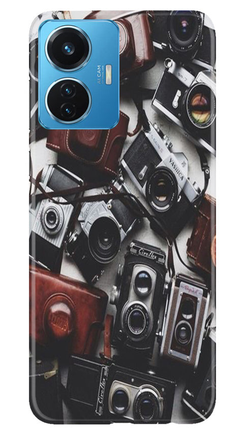 Cameras Mobile Back Case for Vivo T1 44W (Design - 57) Cameras Case for Vivo T1 44W