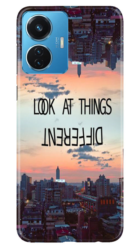 Look at things different Mobile Back Case for Vivo T1 44W (Design - 99) Look at things different Case for Vivo T1 44W