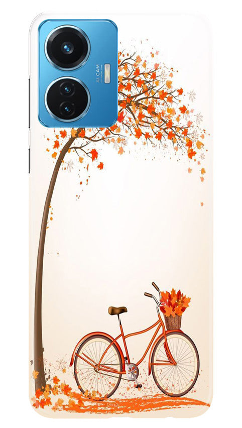 Bicycle Mobile Back Case for Vivo T1 44W (Design - 161) Bicycle Case for Vivo T1 44W (Design - 161)