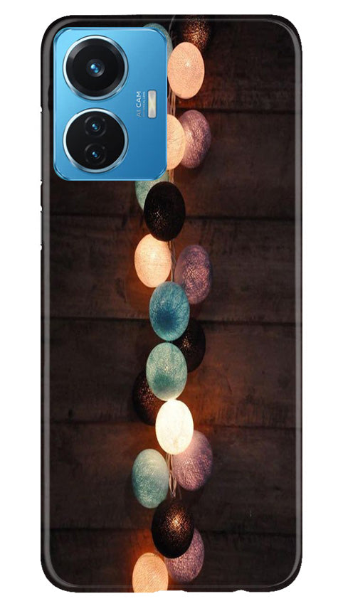 Party Lights Mobile Back Case for Vivo T1 44W (Design - 178) Party Lights Case for Vivo T1 44W (Design No. 178)