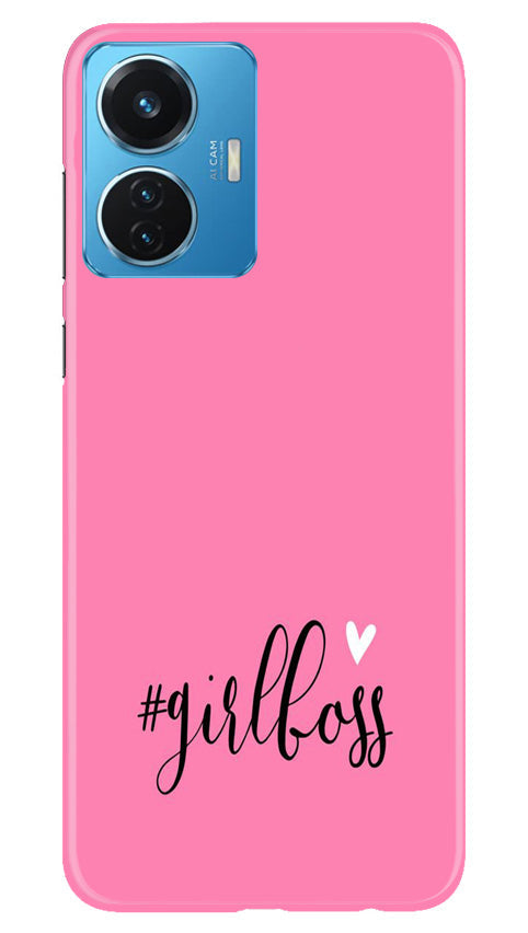 Girl Boss Black Mobile Back Case for Vivo T1 44W (Design - 237) Girl Boss Black Case for Vivo T1 44W (Design No. 237)