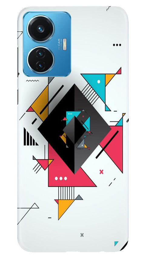 Diffrent Four Color Pattern Mobile Back Case for Vivo T1 44W (Design - 244) Diffrent Four Color Pattern Case for Vivo T1 44W (Design No. 244)