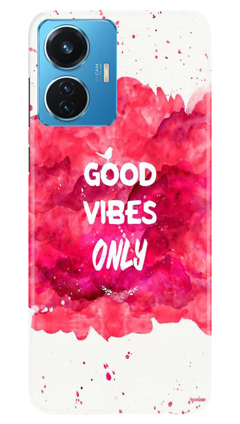 Good Vibes Only Mobile Back Case for Vivo T1 44W (Design - 351) Good Vibes Only Mobile Back Case for Vivo T1 44W (Design - 351)