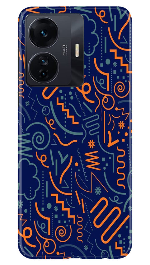 Line Art Baground Mobile Back Case for Vivo IQOO Z6 5G (Design - 26) Line Art Baground Case for Vivo IQOO Z6 5G