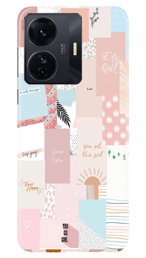 Shinny Blue Background Mobile Back Case for Vivo IQOO Z6 5G (Design - 32) Shinny Blue Background Case for Vivo IQOO Z6 5G