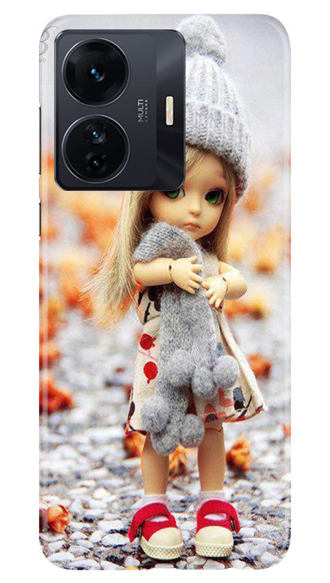 Cute Doll Mobile Back Case for Vivo IQOO Z6 5G (Design - 93) Cute Doll Case for Vivo IQOO Z6 5G