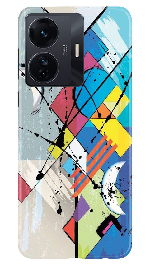 Modern Art Mobile Back Case for Vivo T1 Pro 5G (Design - 203) Modern Art Case for Vivo T1 Pro 5G (Design No. 203)