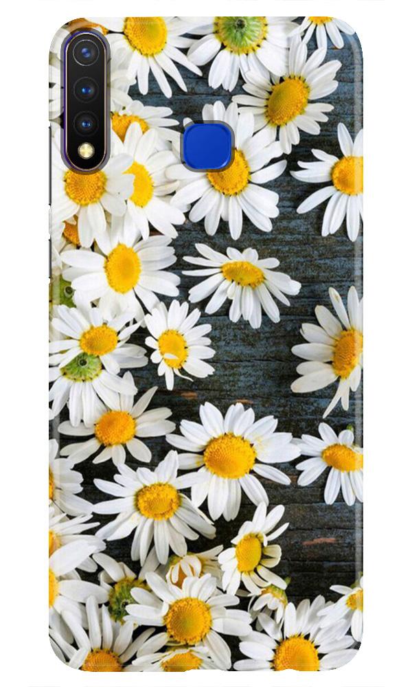 White flowers2 Mobile Back Case for Vivo U20 (Design - 62) White flowers2 Case for Vivo U20