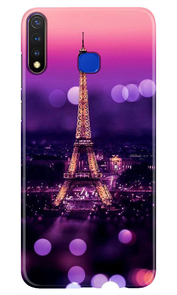Eiffel Tower Mobile Back Case for Vivo Y19 (Design - 86) Eiffel Tower Case for Vivo Y19