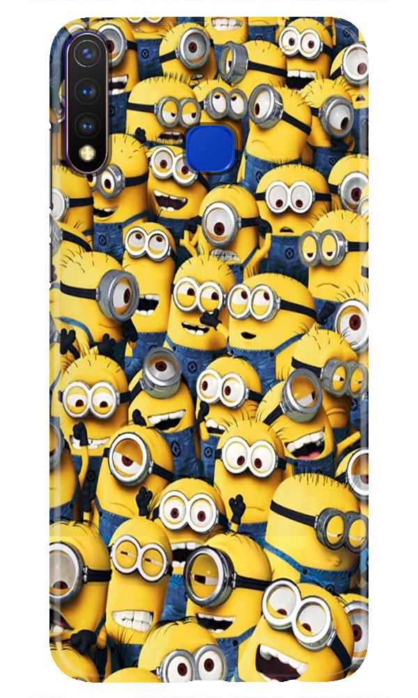 Minions Mobile Back Case for Vivo Y19 (Design - 126) Minions Case for Vivo Y19 (Design - 126)