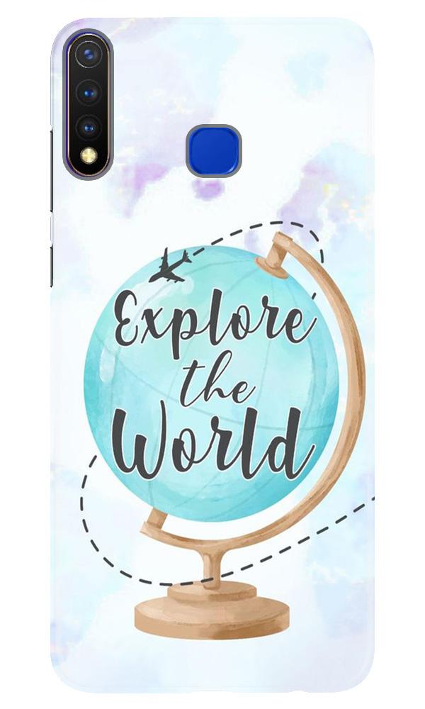 Explore the World Mobile Back Case for Vivo Y19 (Design - 207) Explore the World Case for Vivo Y19 (Design No. 207)
