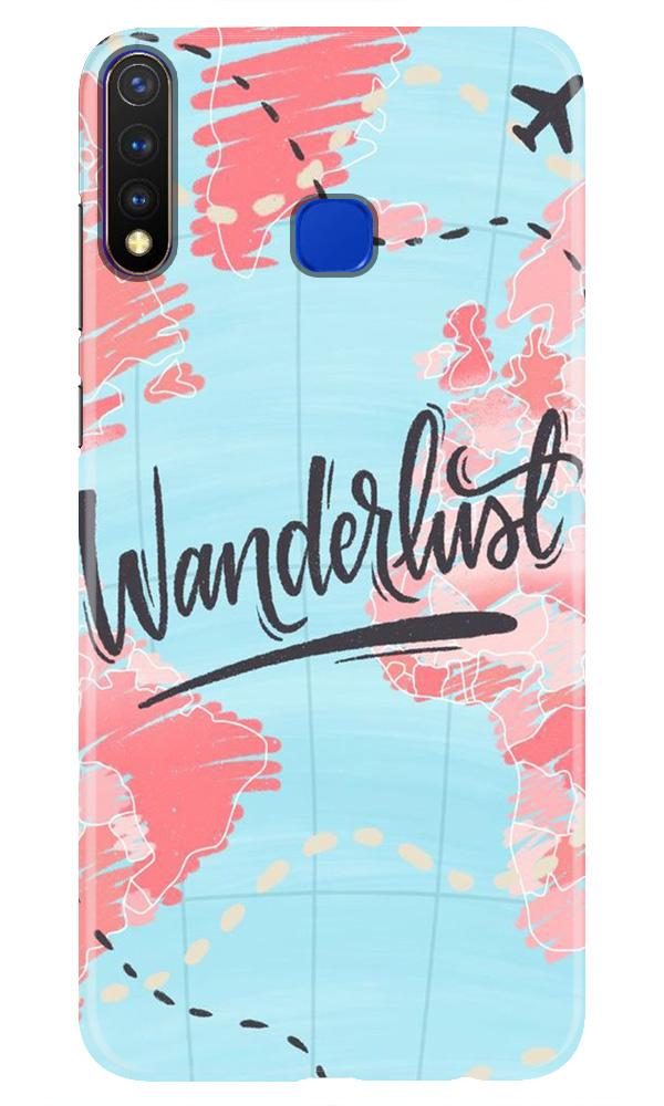 Wonderlust Travel Mobile Back Case for Vivo Y19 (Design - 223) Wonderlust Travel Case for Vivo Y19 (Design No. 223)