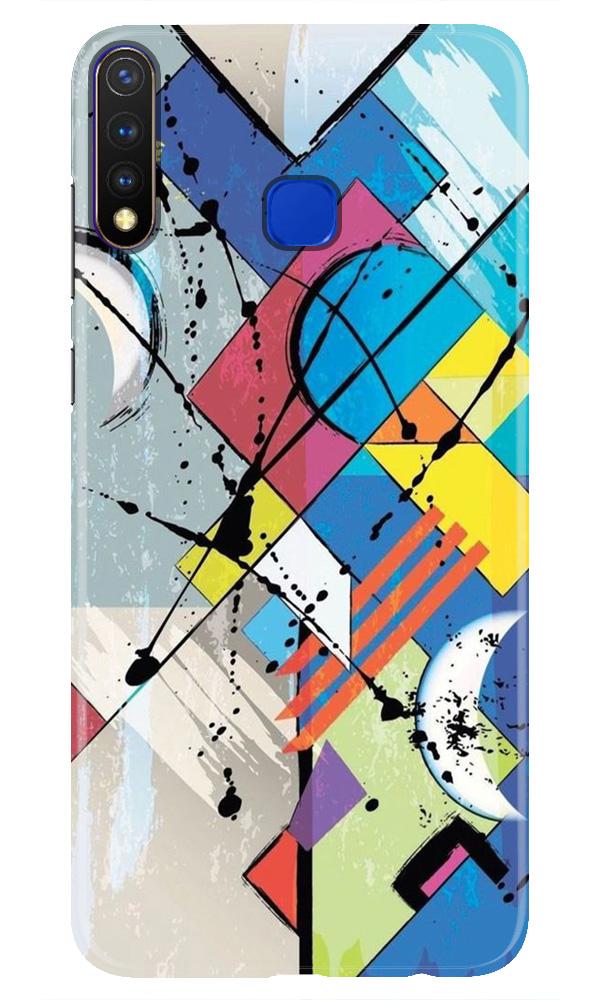 Modern Art Mobile Back Case for Vivo Y19 (Design - 235) Modern Art Case for Vivo Y19 (Design No. 235)