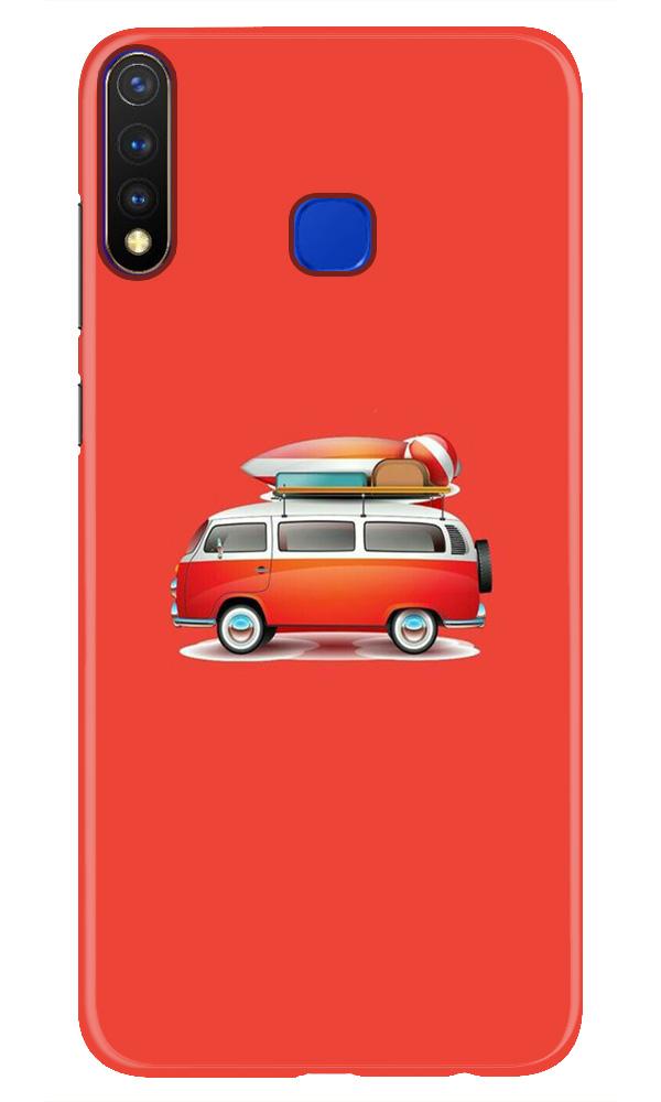 Travel Bus Mobile Back Case for Vivo Y19 (Design - 258) Travel Bus Case for Vivo Y19 (Design No. 258)