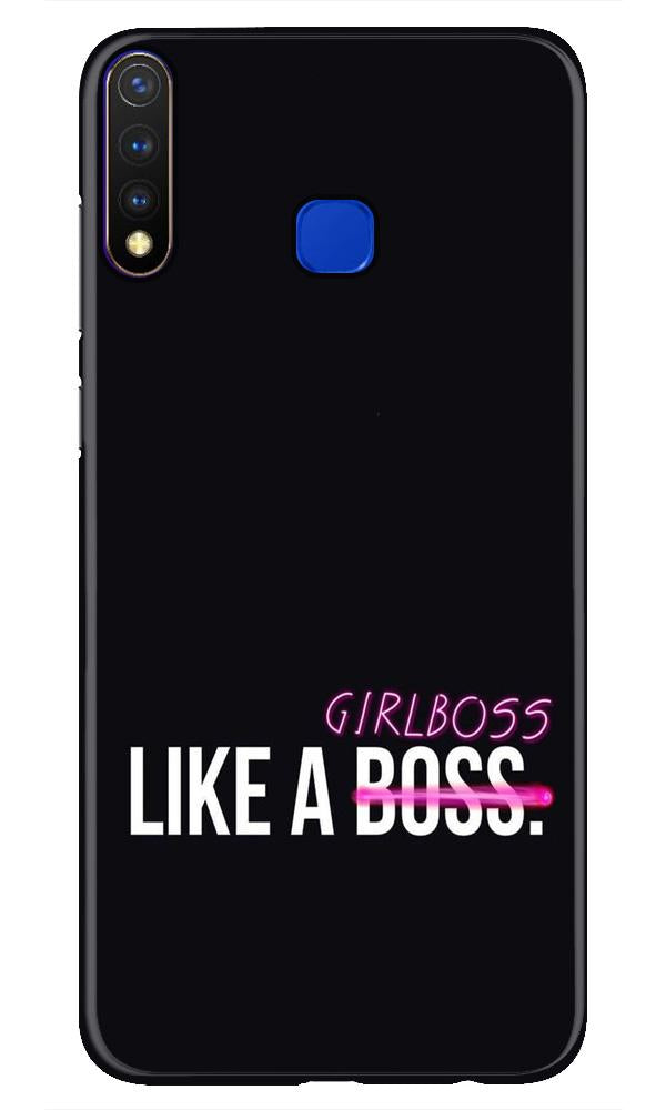 Like a Girl Boss Mobile Back Case for Vivo Y19 (Design - 265) Like a Girl Boss Case for Vivo Y19 (Design No. 265)