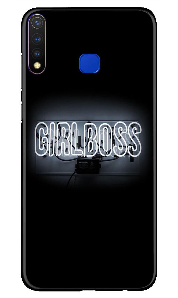 Girl Boss Black Mobile Back Case for Vivo Y19 (Design - 268) Girl Boss Black Case for Vivo Y19 (Design No. 268)