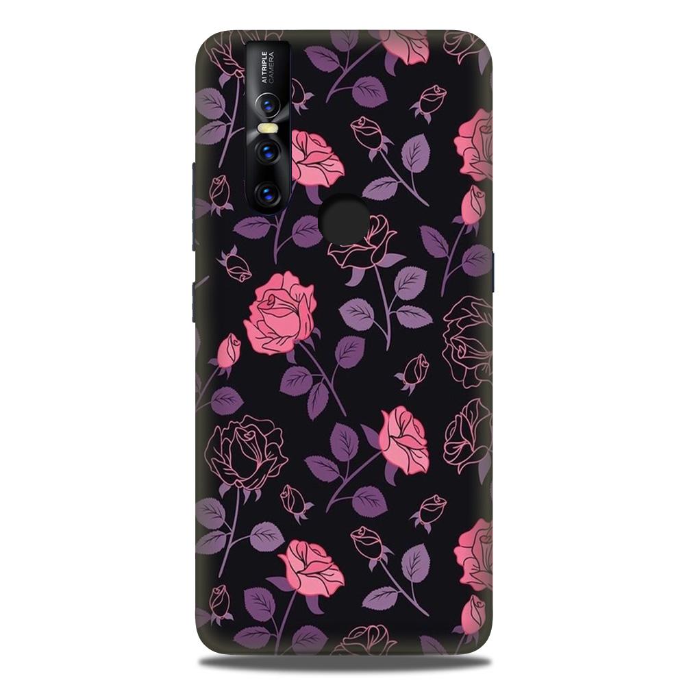 Rose Pattern Case for Vivo V15 Rose Pattern Case for Vivo V15
