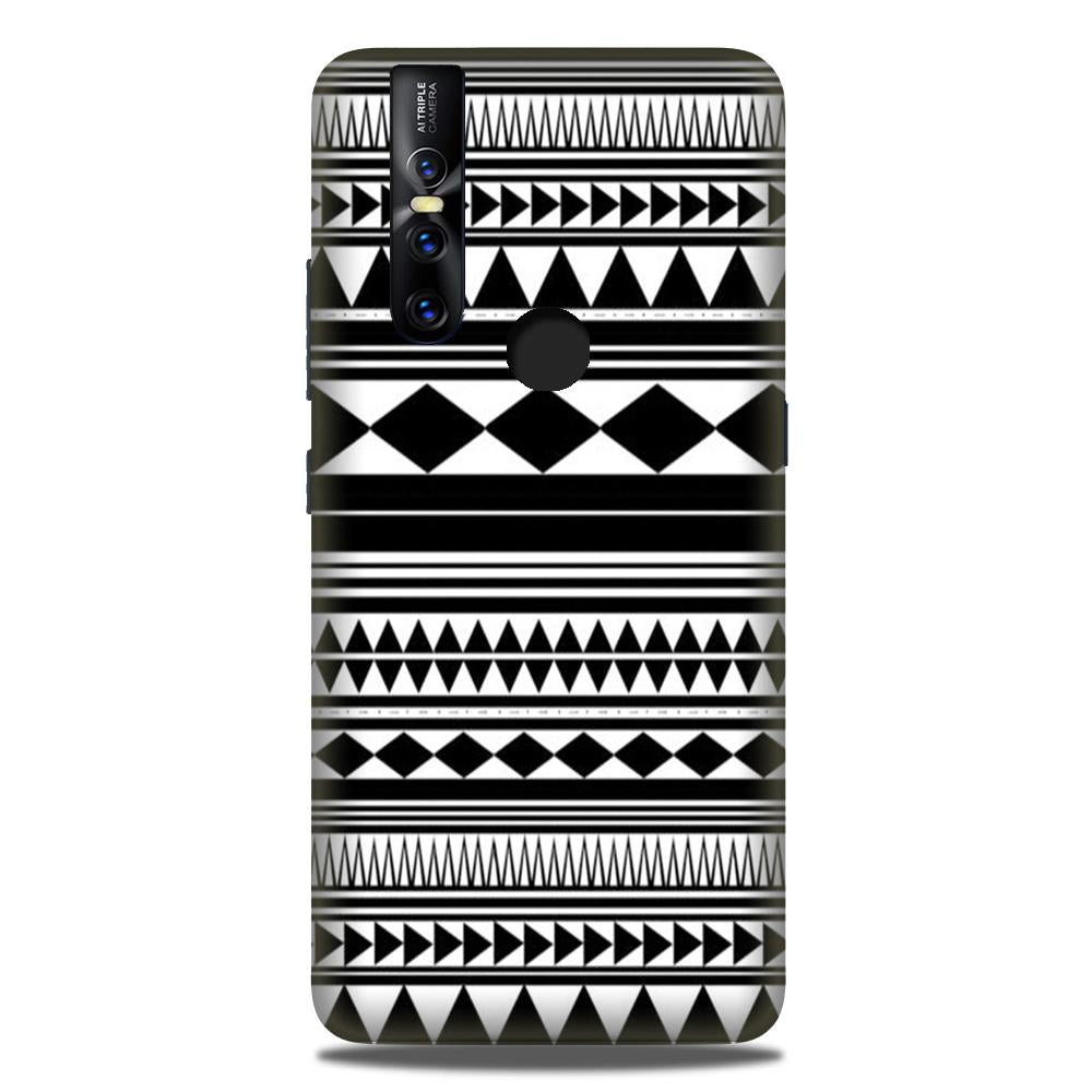 Black white Pattern Case for Vivo V15 Black white Pattern Case for Vivo V15