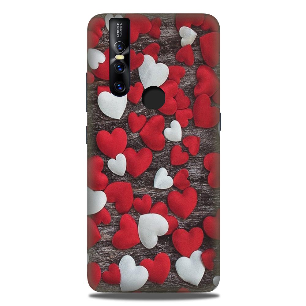 Red White Hearts Case for Vivo V15 (Design - 105) Red White Hearts Case for Vivo V15 (Design - 105)