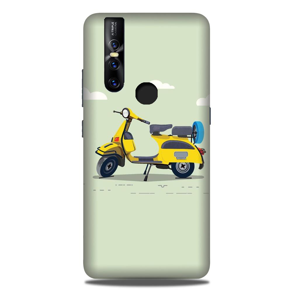 Vintage Scooter Case for Vivo V15 (Design No. 260) Vintage Scooter Case for Vivo V15 (Design No. 260)
