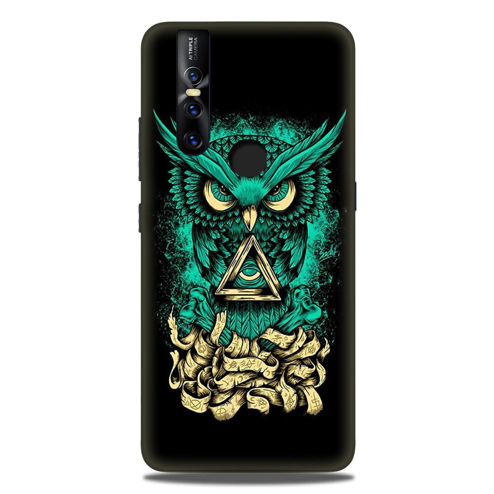 Owl Mobile Back Case for Vivo V15 (Design - 358) Owl Mobile Back Case for Vivo V15 (Design - 358)