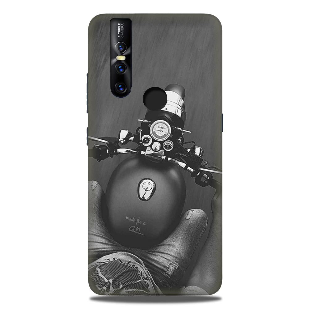 Royal Enfield Mobile Back Case for Vivo V15 (Design - 382) Royal Enfield Mobile Back Case for Vivo V15 (Design - 382)