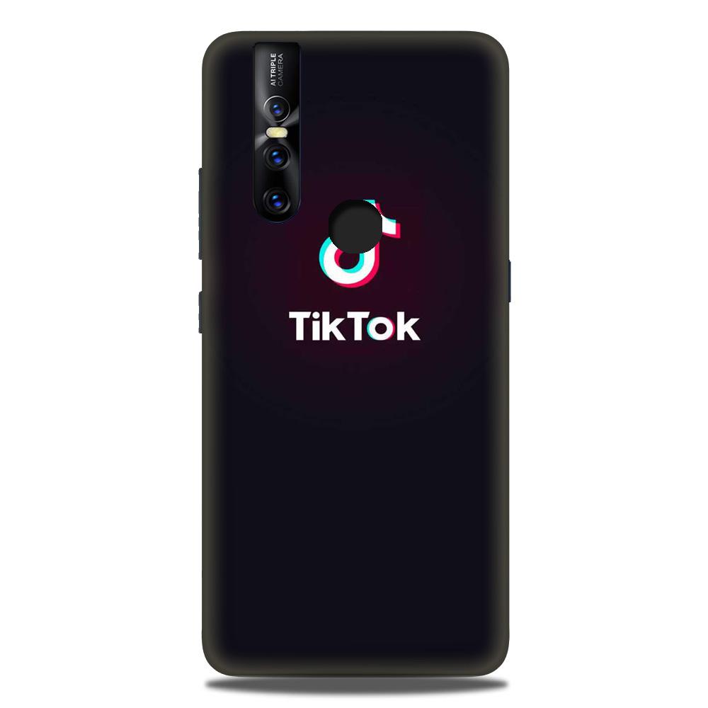 Tiktok Mobile Back Case for Vivo V15 (Design - 396) Tiktok Mobile Back Case for Vivo V15 (Design - 396)