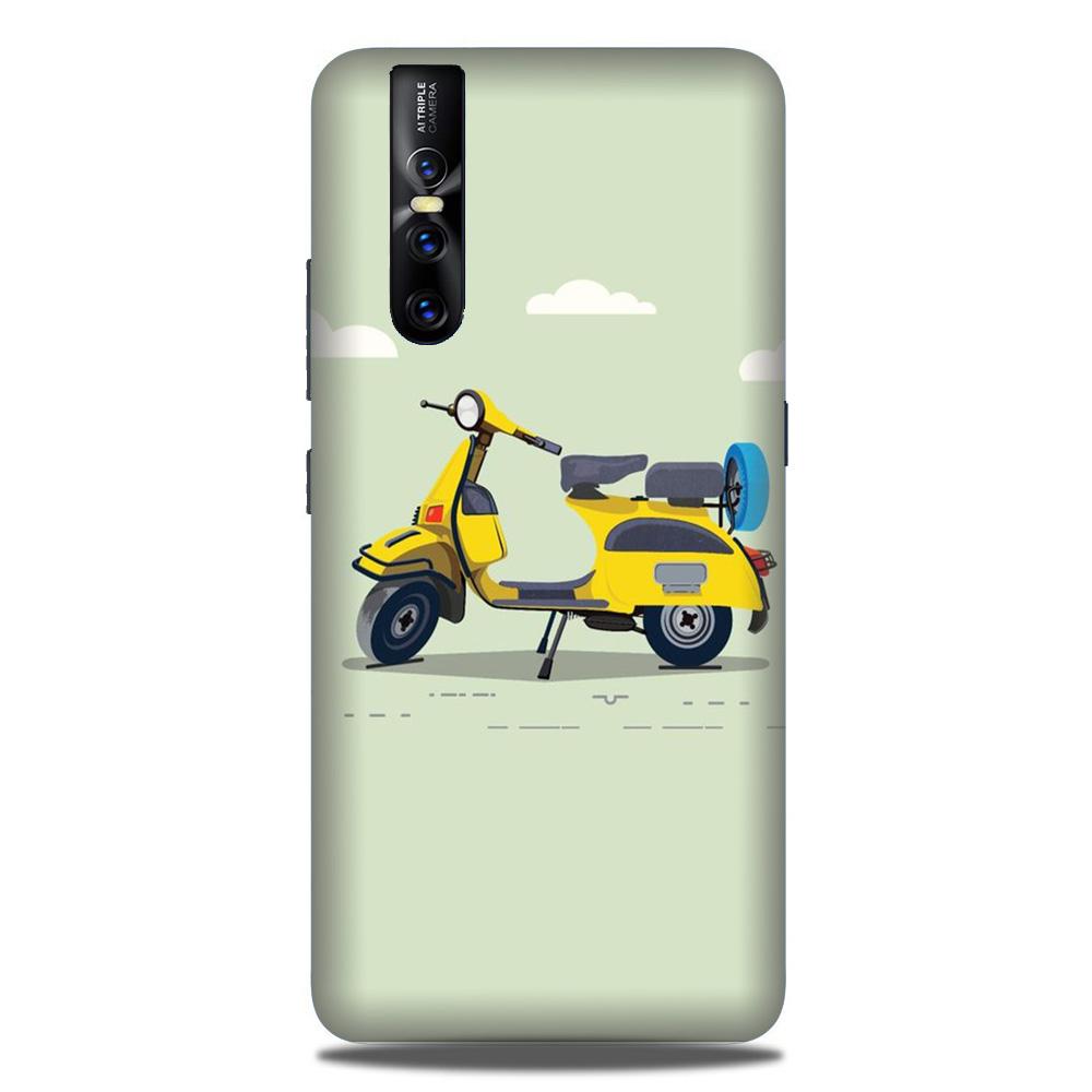 Vintage Scooter Case for Vivo V15 Pro (Design No. 260) Vintage Scooter Case for Vivo V15 Pro (Design No. 260)