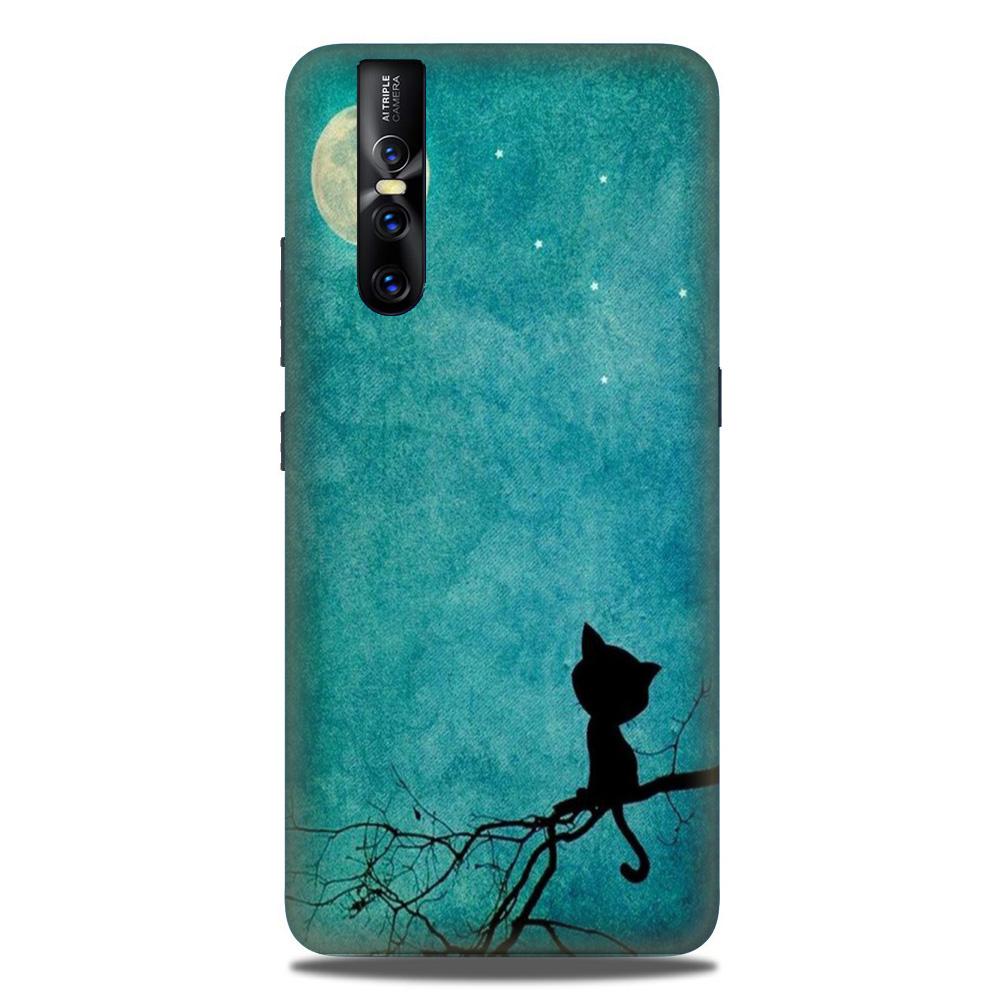 Moon cat Case for Vivo V15 Pro Moon cat Case for Vivo V15 Pro