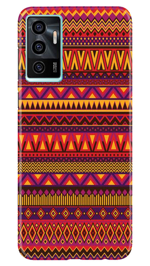Zigzag line pattern2 Mobile Back Case for Vivo V23E 5G (Design - 10) Zigzag line pattern2 Case for Vivo V23E 5G