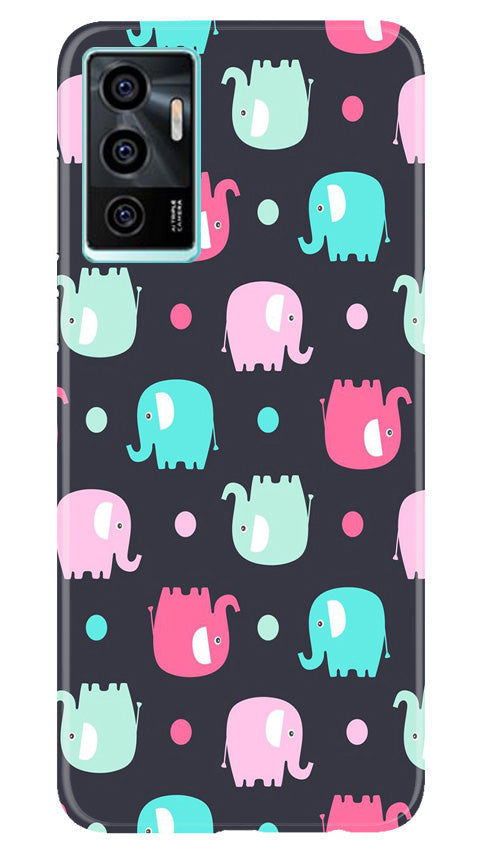 Elephant Baground Mobile Back Case for Vivo V23E 5G (Design - 44) Elephant Baground Case for Vivo V23E 5G