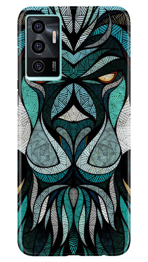 Lion Mobile Back Case for Vivo V23E 5G (Design - 97) Lion Case for Vivo V23E 5G