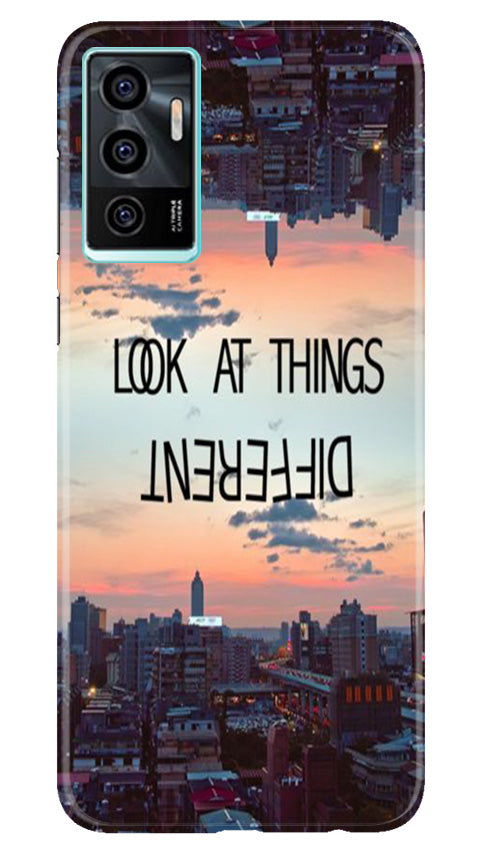 Look at things different Mobile Back Case for Vivo V23E 5G (Design - 99) Look at things different Case for Vivo V23E 5G