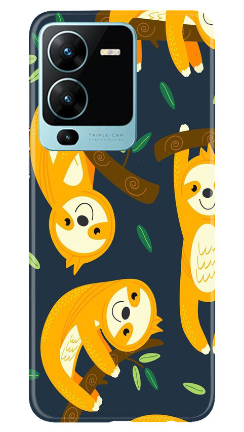 Racoon Pattern Mobile Back Case for Vivo V25 Pro 5G (Design - 2) Racoon Pattern Case for Vivo V25 Pro 5G